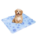 50*40CM Summer Dog Cooling Mat Dog Bed Cat Bed Puppy Bed Pet Cool Gel Sleeping Pad Cooling Mat Soft Dog Cooling Bed for Dog & Cat Waterproof Cooling Mat