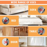 Qpets® Cat Scratcher Tape Leather Couch Protector Sticker Cut-to-Fit Transparent Anti-Scratch Residue-Free Adhesion Invisible Pet Sofa Shield for Cats and Dogs 45x300cm 3PCS