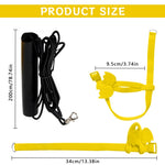 Qpets Bird Harness for Parrots with 2 m Elastic Leash and Quick Release Buckle | Adjustable Soft Belt