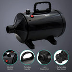 Qpets Dog Grooming Machine with 7 Interchangeable Heads and Integrated Vacuum System | Ergonomic Handle for Mess Free Pet Care