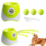 Qpets Dog Ball Launcher for Indoor and Outdoor Play with 10–30 ft Distance & USB Rechargeable Machine