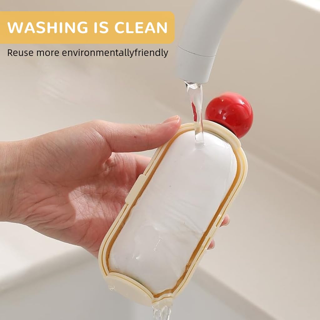 Qpets Pet Lint Roller for Clothes and Pet Hair with 2 in 1 Comb | Washable Reusable Design