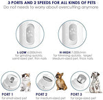 Qpets Dog Nail Grinder with Diamond Bit & Stepless Speed for 3h Use | Quiet Motor for Pets