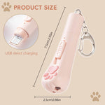 Qpets Cat Laser Pointer for Interactive Play with 5 Patterns and USB Rechargeable Design