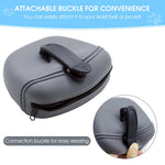 Qpets Dog Treat Pouch for Training and Walking with Zipper Closure and 1.67 Cups Capacity | Food Grade Silicone Grey