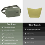 Qpets Silicone Dog Treats Pouch for Walking and Training featuring Waste Bag Holder | Food‑Grade Waterproof Waist Bag with Adjustable Belt