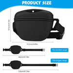 Qpets Dog Treat Pouch for Outdoor Training with Magnetic Closure and Waterproof Silicone | Removable Waist Belt