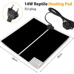 Qpets Reptile Heating Pad 14W 11x11 in for Snakes and Lizards with Adjustable Controller | IPX7 Waterproof Warm Board