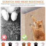 Qpets® Cat Scratch Pad Scratching for Cats Wall Scratcher Mat Cuttable Adhesive Pet for Cabinet Couch Floor 40x100cm 2PCS