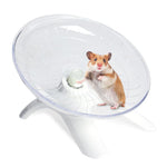 Qpets Hamster Wheel for Exercise and Wellness 7 in with Silent Tilting Disk | 3 pcs Set