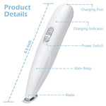 Qpets® Professional Cat Dog Trimmer for Paw - Cordless Pet Grooming Clipper with USB Recharge, Two-Speed Quiet Motor, Skin-Friendly Stainless & Ceramic Blade, Compact Design for Cat and Dog Care