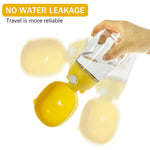 Qpets Dog Water Bottle for Travel with 380ml Capacity and Button Water Control | BPA Free