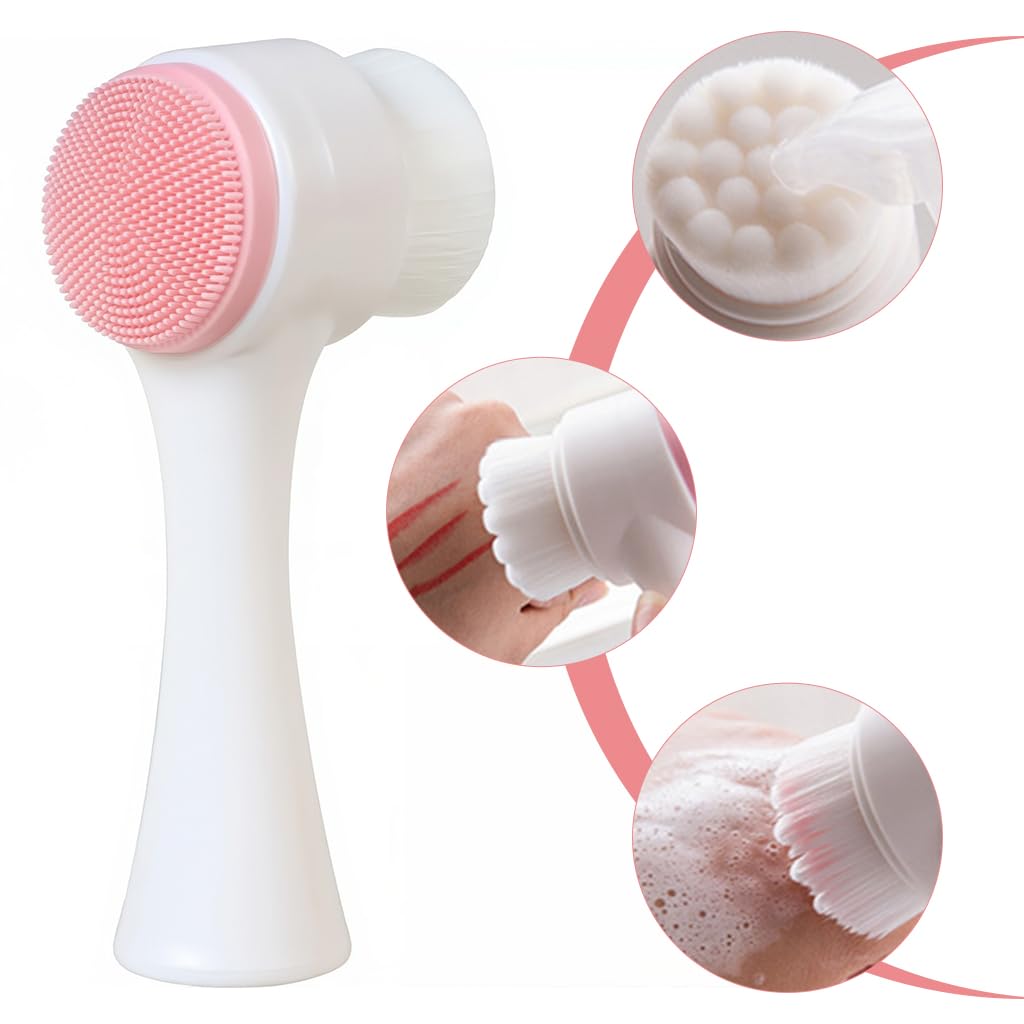 Qpets Dog Paws Cleaning Brush for Daily Paw Care with Dual Sided Bristles and Silicone Scrubber