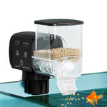 Qpets Auto Fish Feeder for Home and Travel with 250 ml Capacity | Adjustable Silent Feeding