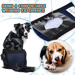 Qpets® Pet Use Breathable Reusable Female Dogs Diapers with 3 Absorbption Cotton Pad Comfort Doggy for Puppy XL Recommended Waist 16-21 Inch 3 PCS