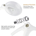 Qpets Hamster Wheel for Exercise and Wellness 7 in with Silent Tilting Disk | 3 pcs Set