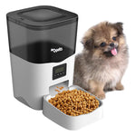 Automatic Pet Feeder, 3L Dog Feeder Pet Food Plastic Dispenser With Programmable Timer, Portion Control 1-4 Meals Per Day, Dual Power Supply For Small Medium Cats Dog Food Stand