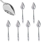 Qpets® Baby Parrot Feeding Spoons, Metal Bird Feeder Spoons, Narrow Tip Design for Hand-Feeding Small Birds (2Pcs)