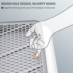 Qpets® Indoor Dog Potty Training Tray Mesh Puppy Toilet Non-Slip Reusable Easy Clean Pet Pee Poop for Small Medium Dogs 65x50cm 3 PCS