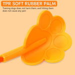 Qpets Dog Training Stick for Obedience and Agility with Non Slip Handle and Lanyard | TPR Rubber Heart Shape Toy