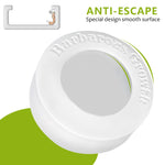 Qpets Reptile Feeding Bowl for Terrarium Feeding with Escape‑Proof Cap 6.7 cm Diameter | PP Material for Leopard Gecko and Bearded Dragon