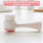 Qpets Dog Paws Cleaning Brush for Daily Paw Care with Dual Sided Bristles and Silicone Scrubber