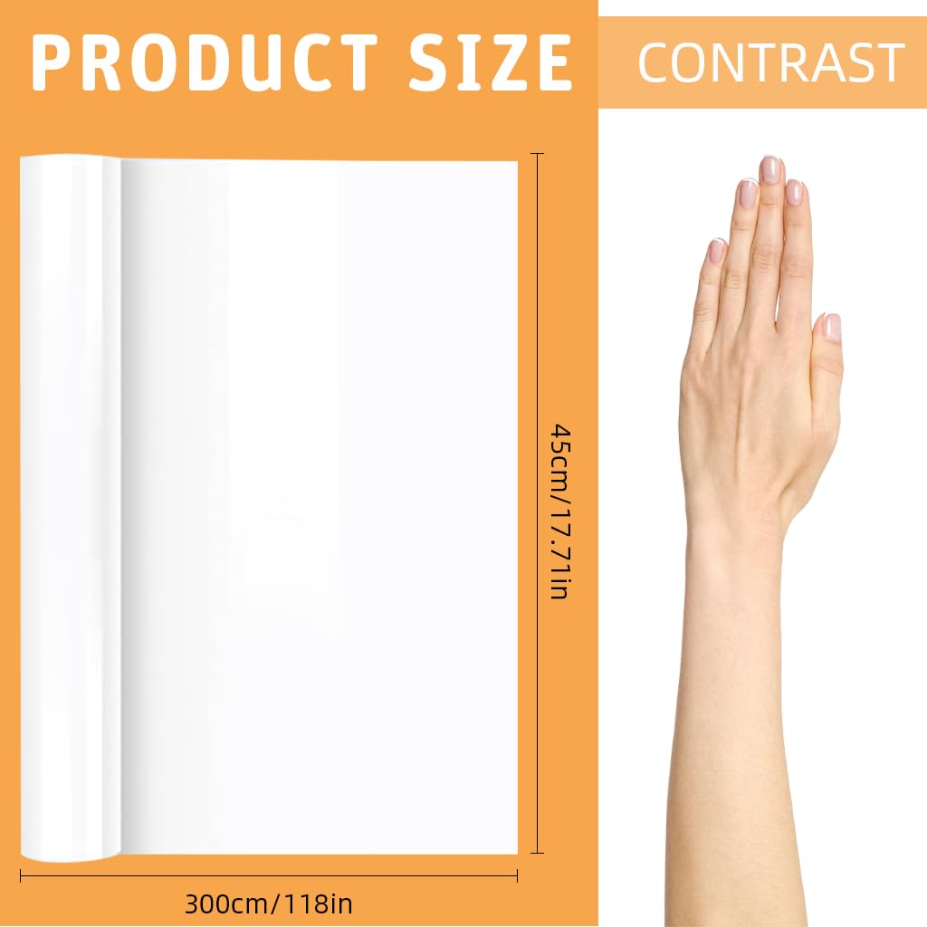 Qpets Cat Scratcher Tape for Furniture Protection with 0.12 mm Thickness 45x300cm | Transparent Vinyl Adhesive for Leather and Wood