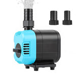 Qpets Submersible Water Pump for Aquariums and Ponds with 3000L/H 55W Motor | Adjustable Flow and Built-In Filtration