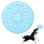Qpets Flying Disc Toys for Dogs with Aerodynamic Design and 11 in TPR Rubber Build | Floats on Water