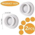 Qpets Dog Pee Pad Holders for Floor and Wall with Magnetic Clips | 2 Pcs Reusable Set