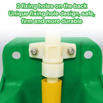 Qpets Sheep Water Bowl with Float Valve and Screw-Fixed Mount | G1/2 Fitting for Goats