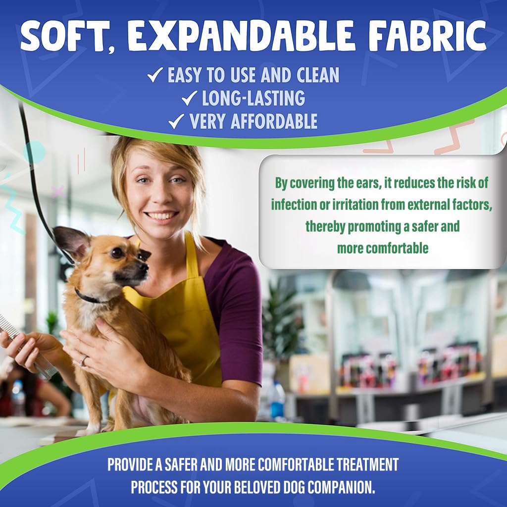 Qpets Dog Headgear for Cold Weather and Ear Protection with Soft Dacron Fabric | 30–51cm Fit