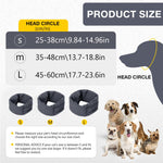 Dog Headgear, Dog Hoodie Head Cover, Winter Comforting Warm Wrap Ear Dog Neck Scarf, Post-Surgical Ear Care Soothing Headband Prevent Thunder/Prevent Scare (M)