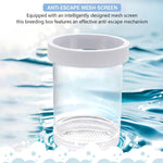 Qpets Betta Fish Breeding Box for Fry Rearing with Anti Escape Mesh PET Plastic | 2 Pcs Floating Design