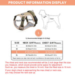 No Pull Dog Harness with Safety Reflective Strip Quick Release Buckle Adjustable Size Easy Control Handle for Medium Dogs(L, Recommended Weight: 14-22.5kg)