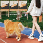 Qpets Retractable Dog Leash with 16.4 ft Tape and 360° Swivel Clasp | Comfort Silicone Handle