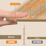 Qpets Cat Scratch Post for Furniture Protection with L Shaped Wooden Frame 30x33x60cm | Felt Surface and Plush Teasing Ball