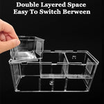 Qpets Aquarium Fish Breeding Box for Fry and Isolation with Double Layer Design 17.5x9x11cm | Clear Acrylic Floating Hatchery