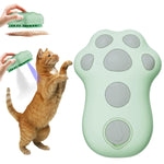 Qpets Pet Grooming Brush for Dogs and Cats with Steam and UV Light | USB Rechargeable Massage Comb