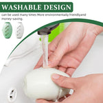 Qpets Reusable Gel Lint Roller for Clothes Sofa and Carpet with Washable Sticky Ball 2Pcs