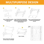 Qpets Cat Bed Scratcher for Rest and Play with Adjustable Tilt 23.6×15.7×3.9 in | Sisal Hemp and Wooden Chair