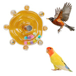 Qpets Bird Chew Toy for Small and Medium Parrots with Swiveling Design and Colorful Beads