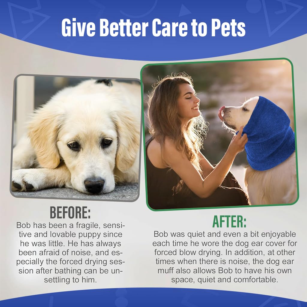 Qpets Dog Headgear for Cold Weather and Ear Protection with Soft Dacron Fabric | 30–51cm Fit