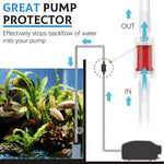 Qpets Fish Tank Oxygen Tube for Aquarium Air Pump with 4m Pipe and 2 Air Stones | Secure Suction Cups
