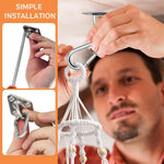 Qpets Ceiling Chair for Cat with Soft Cushion and 47.2 in Hanging Design | Boho Woven Bed