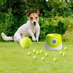Qpets Dog Ball Launcher for Indoor and Outdoor Play with 10–30 ft Distance & USB Rechargeable Machine