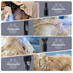 DogHair Dryer for Dogs 5.2HP/3800W Pet Grooming Dryer Adjustable Speed with Three Nozzle Quick Dry Pet Hair Dryer