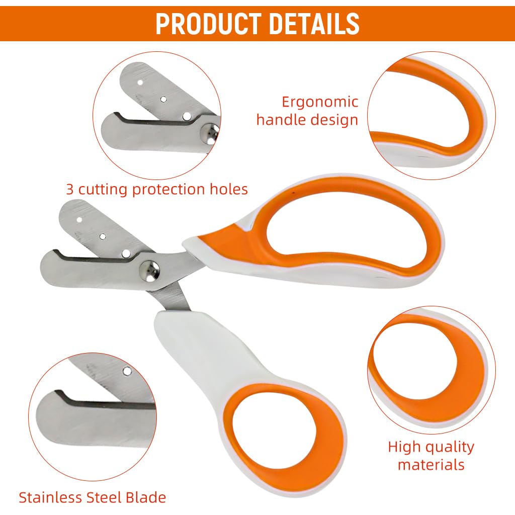 Qpets Cat Nail Clipper for Safe Grooming with 3 Guard Holes 1.5mm 2mm 3mm Stainless Steel