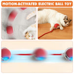 Qpets Dog Toy Ball for Cats and Dogs with Triple Play Modes and USB Rechargeable Design