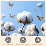 Qpets Pet Pillow for Cats and Dogs with Glow in the Dark Star Design 24x20cm 3pcs | Soft Plush Cushion for Comfortable Sleep